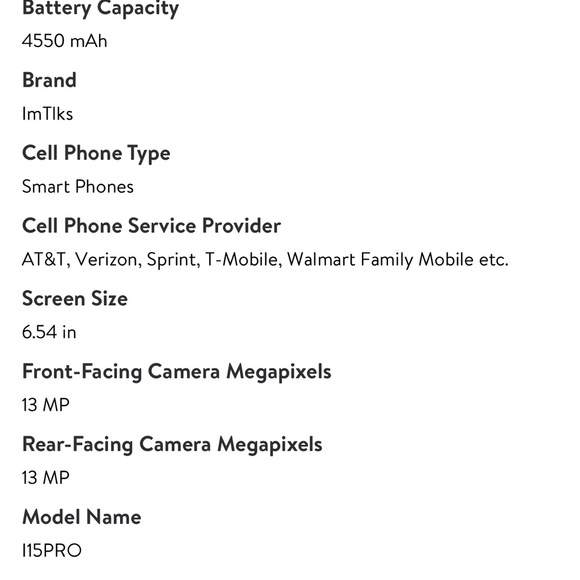 New i15 Pro Max Smartphone - Android Version 10, 32 GB, Brand ImTlks, NIB case - Picture 7 of 7